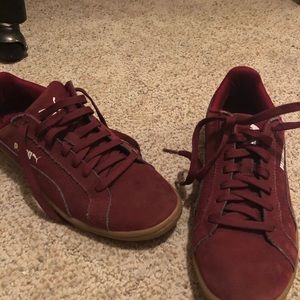 Maroon Puma Sneakers